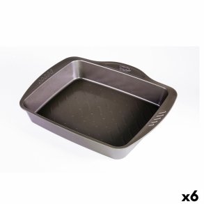 Ovn Fad Pyrex Asimetria Rektangul�r Metal 6 enheder 40 x 31 cm