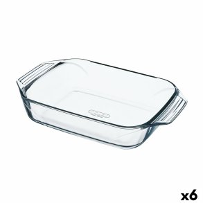 Ovn Fad Pyrex Irresistible Gennemsigtig Glas Rektangul�r 27,5 x 16,9 x 6 cm (6 enheder)