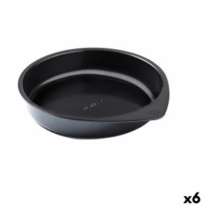 Kageform Pyrex Magic Sort Metal Cirkulr  26 cm 6 enheder