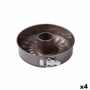 Aftagelig form Pyrex Asimetria Ring Sort Metal 4 enheder  26 cm
