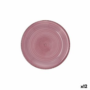 Desserttallerken Quid Vita Peoni Pink Keramik 19 cm (12 enheder)