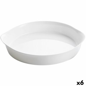 Kageform Luminarc Smart Cuisine Hvid Glas Cirkulr  28 cm 6 enheder