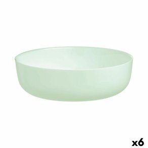 Salatskl Luminarc Diwali Paradise Grn Glas 22 cm (6 enheder)