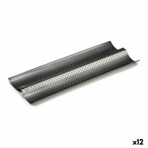 Fltesform Kinvara CK62863-21 Mrkegr Metal Kulstofstl 16 x 2,5 x 38 cm Brd (12 enheder)