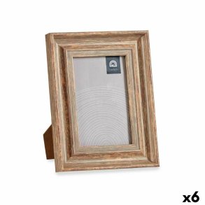Fotoramme Krystal Tr Brun Bronze Plastik (16,5 x 2 x 21 cm) (6 enheder)