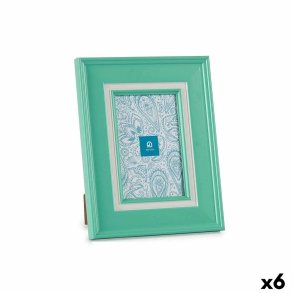 Fotoramme Krystal Grn Plastik (6 enheder) (2 x 23 x 18 cm)