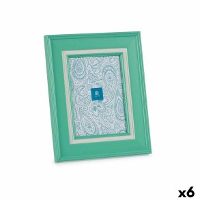 Fotoramme Krystal Grn Plastik (6 enheder) (2 x 26 x 21 cm)