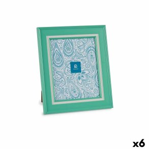 Fotoramme Krystal Grn Plastik (6 enheder) (2 x 33 x 28 cm)