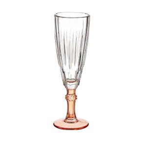 Champagneglas Vivalto Exotic Laksefarvet Krystal 170 ml (6 enheder)