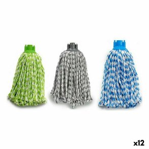 Gulvmoppe MP-017 CUT Mikrofiber 10 x 34 x 10 cm (12 enheder)
