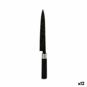 Kkkenkniv Kinvara KT11-5604M02 Sort Slvfarvet Rustfrit stl Plastik 3,5 x 33,3 x 2,2 cm Marmor (12 enheder)