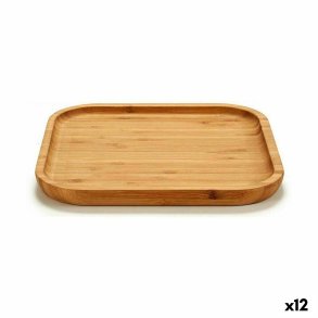 Snack bakke Kinvara JWKW-3710 Brun Firkantet 20 x 1,5 x 20 cm (12 enheder)
