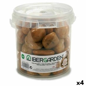 Dekorative sten Ibergarden 3BRG 3BRG Brun Stor 3 Kg (4 enheder)