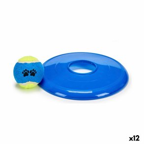 St med legetj til hunde Mascow MC455(PHB) MC455(PHB) Gummi polypropylen Bold Frisbee (12 enheder)