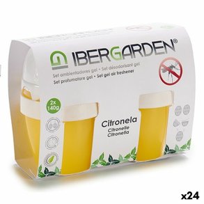 St med luftfriskere Ibergarden 1165 Citronela Gel (24 enheder)