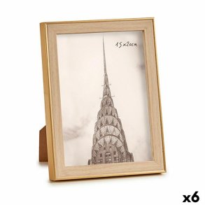 Fotoramme WPC1920MG-3 Brun Gylden Natur Glas polypropylen (6 enheder)