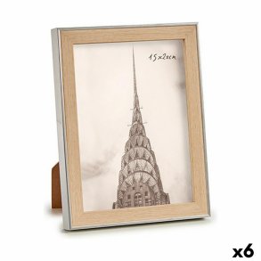 Fotoramme WPC1920MS-3 Brun Slvfarvet Natur Glas polypropylen (6 enheder)