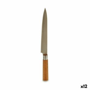 Kkkenkniv Kinvara 43891 Brun Slvfarvet Bambus Rustfrit stl 3 x 33,5 x 2,5 cm (12 enheder)
