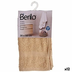 badelagen Berilo 89656 Fldefarvet 80 % bomuld 20 % Polyester 30 x 50 cm (12 enheder)