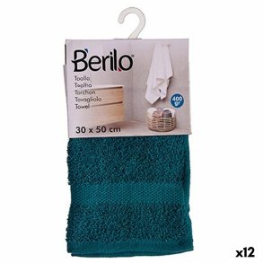badelagen Berilo 89672 Bl 80 % bomuld 20 % Polyester 30 x 50 cm (12 enheder)