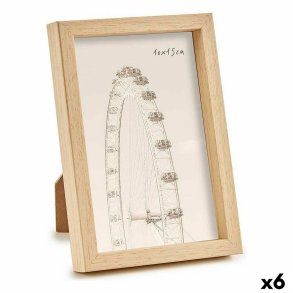 Fotoramme WPC1020ML-1 Brun Natur Plastik (6 enheder)