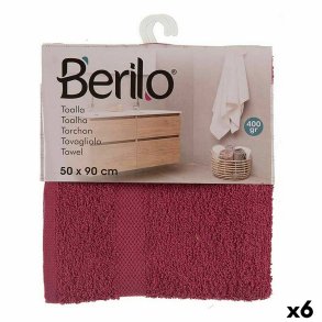 badelagen Berilo 5312 Rdbrun 80 % bomuld 20 % Polyester 50 x 0,5 x 90 cm (6 enheder)