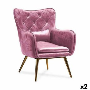 Lnestol Pink 68 x 92 x 70 cm (2 enheder)