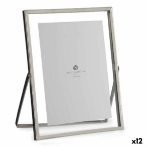 Fotoramme Slvfarvet Metal Glas Plastik 18,5 x 1 x 23 cm (12 enheder)