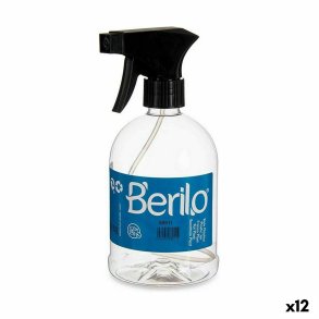 Sprayflaske Berilo SE1205-ROCIADOR SE1205-ROCIADOR Sort Gennemsigtig Plastik 500 ml (12 enheder)