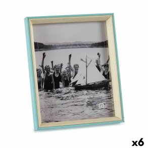 Fotoramme Krystal Bl Hvid 3 x 27 x 22 cm Tr MDF (6 enheder)