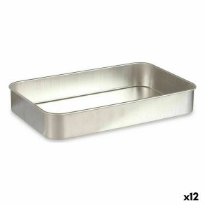 Kafferist Kinvara 100153 S�lvfarvet Aluminium 41 x 6,5 x 26 cm (12 enheder)