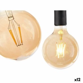 LED-lampe Gift Decor ZS0208-116-4 ZS0208-116-4 Gennemsigtig 4 W E27 12,5 x 17,5 x 12,5 cm Vintage 12 enheder