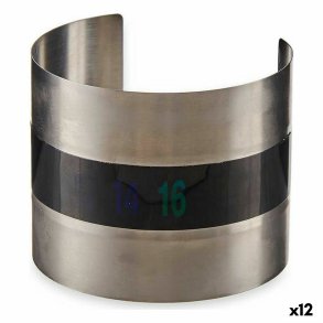Termometer til vin Kinvara 202230108 Sort Slvfarvet Rustfrit stl (12 enheder)