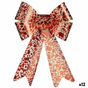 Lasso Krist+ HJ1-12007 Rd Gylden PVC 16 x 24 x 4 cm Julepynt (12 enheder)