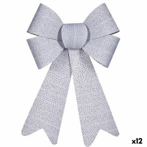 Lasso Krist+ HJ1-12012 Slvfarvet PVC Points 16 x 24 x 4 cm Julepynt (12 enheder)