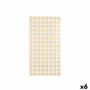 Skridsikker mtte til Brusebad Beige PVC 68 x 36 x 1 cm (6 enheder)