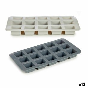 Bageform til bagvrk Kinvara HH528 20,7 x 2 x 11 cm Chokolader (12 enheder)