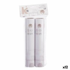 Fnugfjerner Udskifter Hvid 24 x 19 cm (12 enheder)