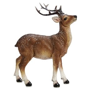 Julepynt Krist+ C07-59360WX-1 Hvid Brun 8,5 x 21 x 17 cm