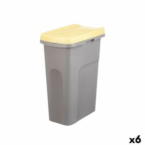 Papirkurv Stefanplast Gul Gr Plastik 25 L (6 enheder)