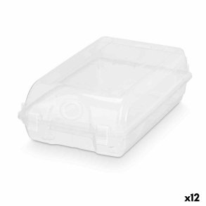 Stabelbar skotjsske Gennemsigtig Plastik 19 x 10,5 x 33 cm (12 enheder)