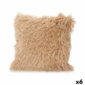 Pude Beige Bomuld Polyester 45 x 2 x 45 cm (6 enheder)