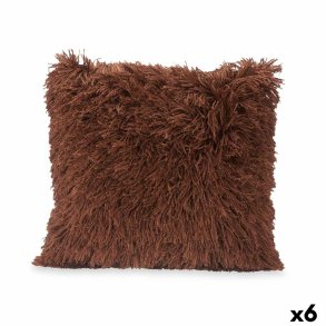 Pude Brun Bomuld Polyester 45 x 2 x 45 cm (6 enheder)
