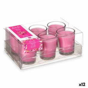 Dufte stearinlysst Acorde 48-D-AR 48-D-AR Orkide Glas (12 enheder)
