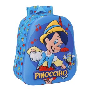 3D Brnetaske Clsicos Disney Pinochio Bl 27 x 33 x 10 cm