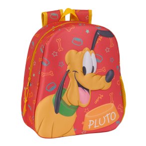 3D Brnetaske Clsicos Disney Pluto Orange 27 x 33 x 10 cm