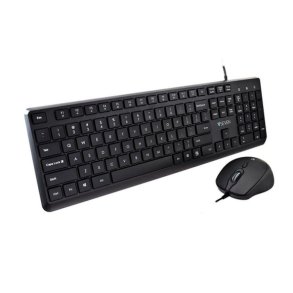 Tastatur og mus V7 CKU350US Sort Qwerty US