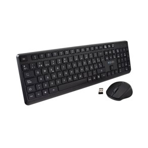 Tastatur og mus V7 CKW350ES Sort Spansk qwerty