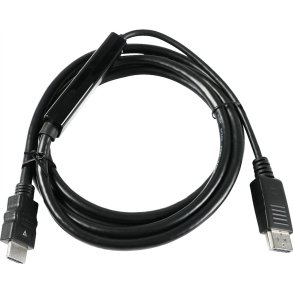 DisplayPort til HDMI kabel V7 V7DP14HDMI21-2M-BLK