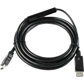 DisplayPort til HDMI kabel V7 V7DP14HDMI21-3M-BLK